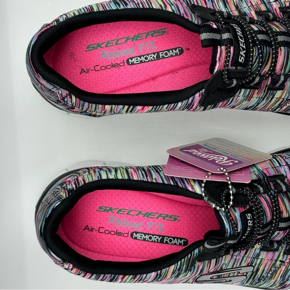 SKECHERS RELAXED FIT AIR-COOLED MEMORY FOAM SLIP ON WOMEN WALKNG COMFY Size 8 - Picture 6 of 12